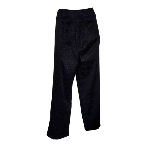 Chico's Embossed dress Pants Black Jacquard size 1.5 - Picture 6 of 8